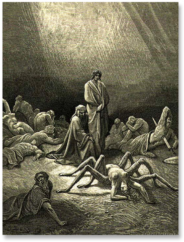 Ilustración de Gustave Dore para "La Divina Comedia" de Dante, 1861